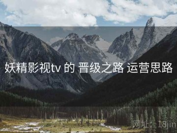 妖精影视tv 的 晋级之路 运营思路