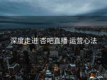 深度走进 杏吧直播 运营心法