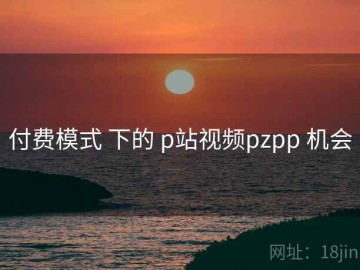 付费模式 下的 p站视频pzpp 机会