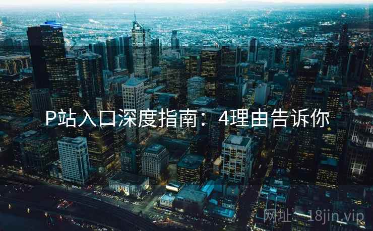 P站入口深度指南：4理由告诉你