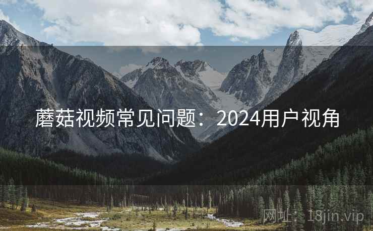 蘑菇视频常见问题：2024用户视角